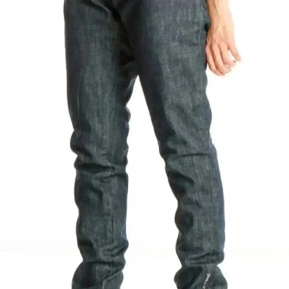 Rag and bone 5 pckt button Slim Fit Dark Indigo Authentic Stretch denim Jean  31 - Picture 5 of 6